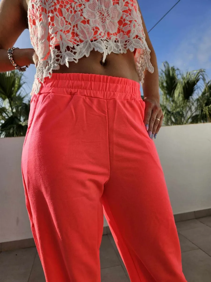 Neon pink sports joggers S,M,L - Image 3
