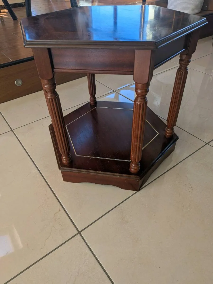 Hexagonal side table - Image 2