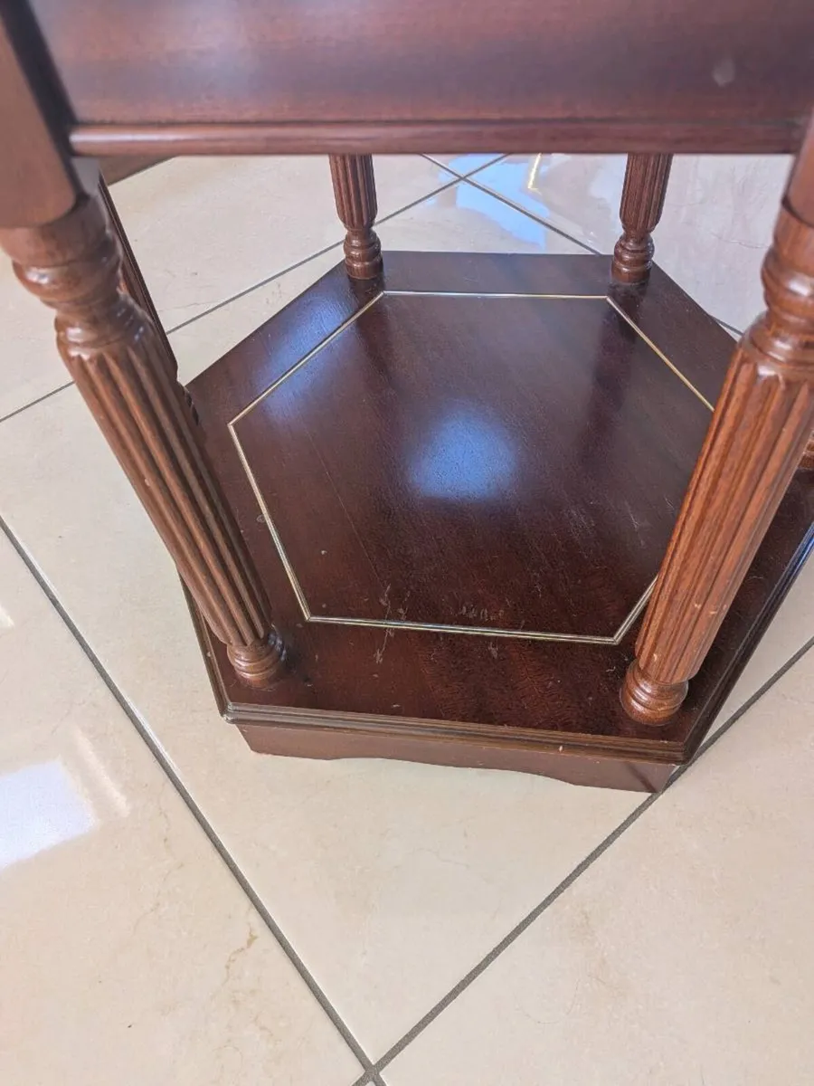 Hexagonal side table - Image 3