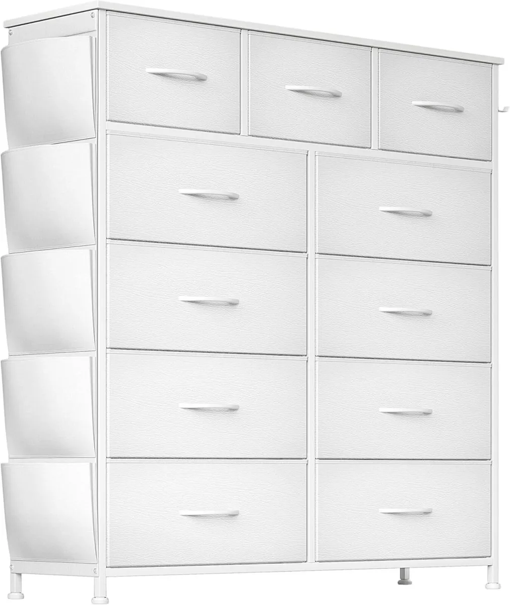Chest of Drawers with Pockets Bedroom Cabinet for - Image 1