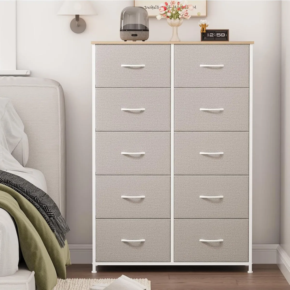Tall Chest of Drawers for Bedroom with 10 Wide - Image 2