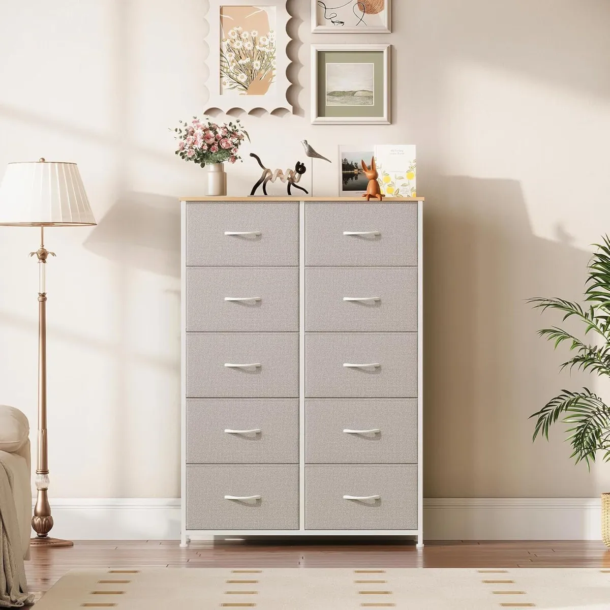 Tall Chest of Drawers for Bedroom with 10 Wide - Image 4