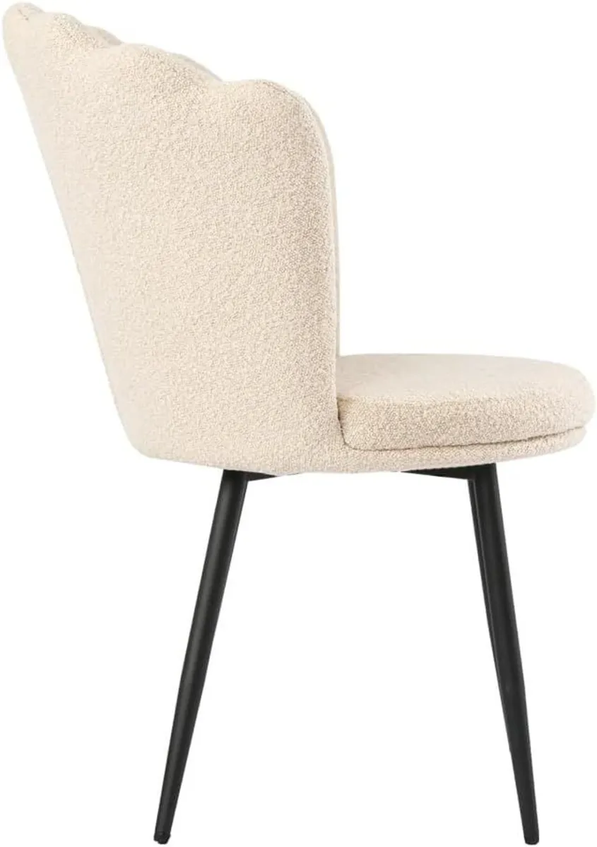 Genesis Mini Flora Boucle Accent Chair with Petal - Image 4