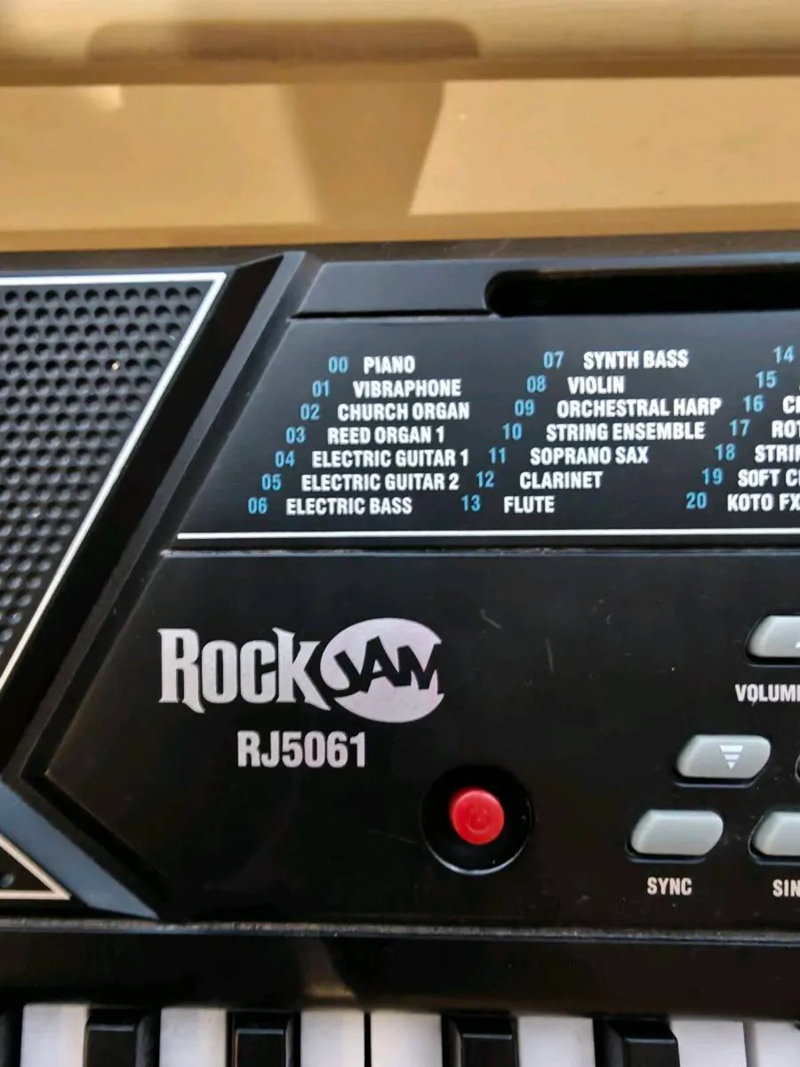 RockJam 61 Key Keyboard Piano with Stand - Image 3