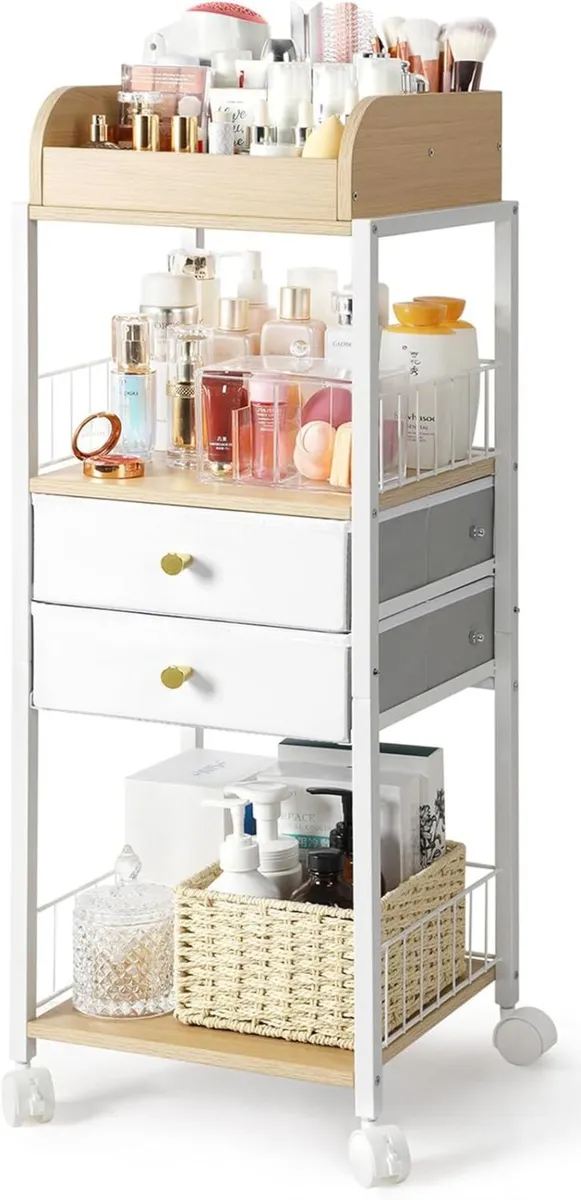 Makeup Organiser with Drawers and Wheels – Floor - Image 1