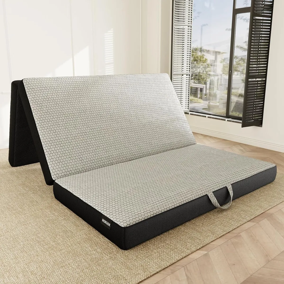 Double Mattress 190x135x10cm Memory Foam Foldable - Image 1