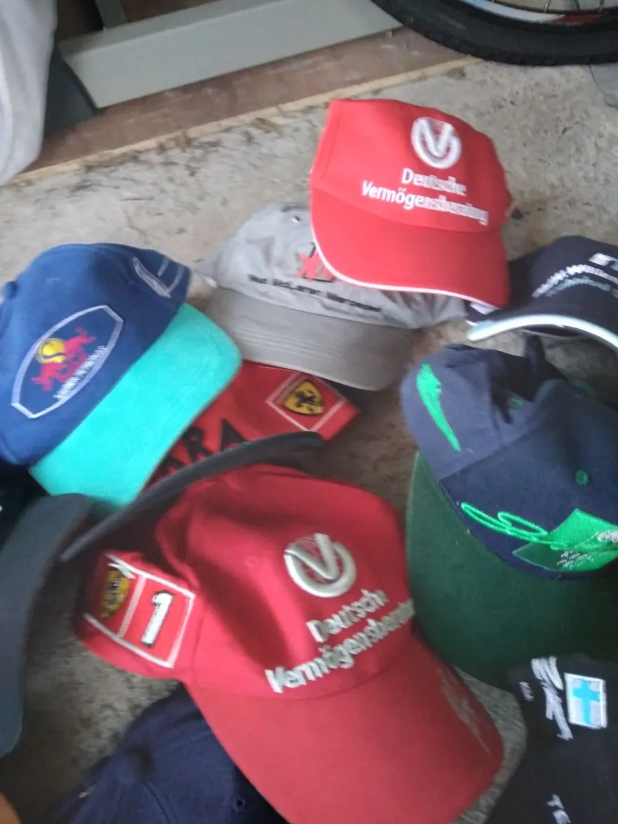 Back pack and F1 Hats all New - Image 2