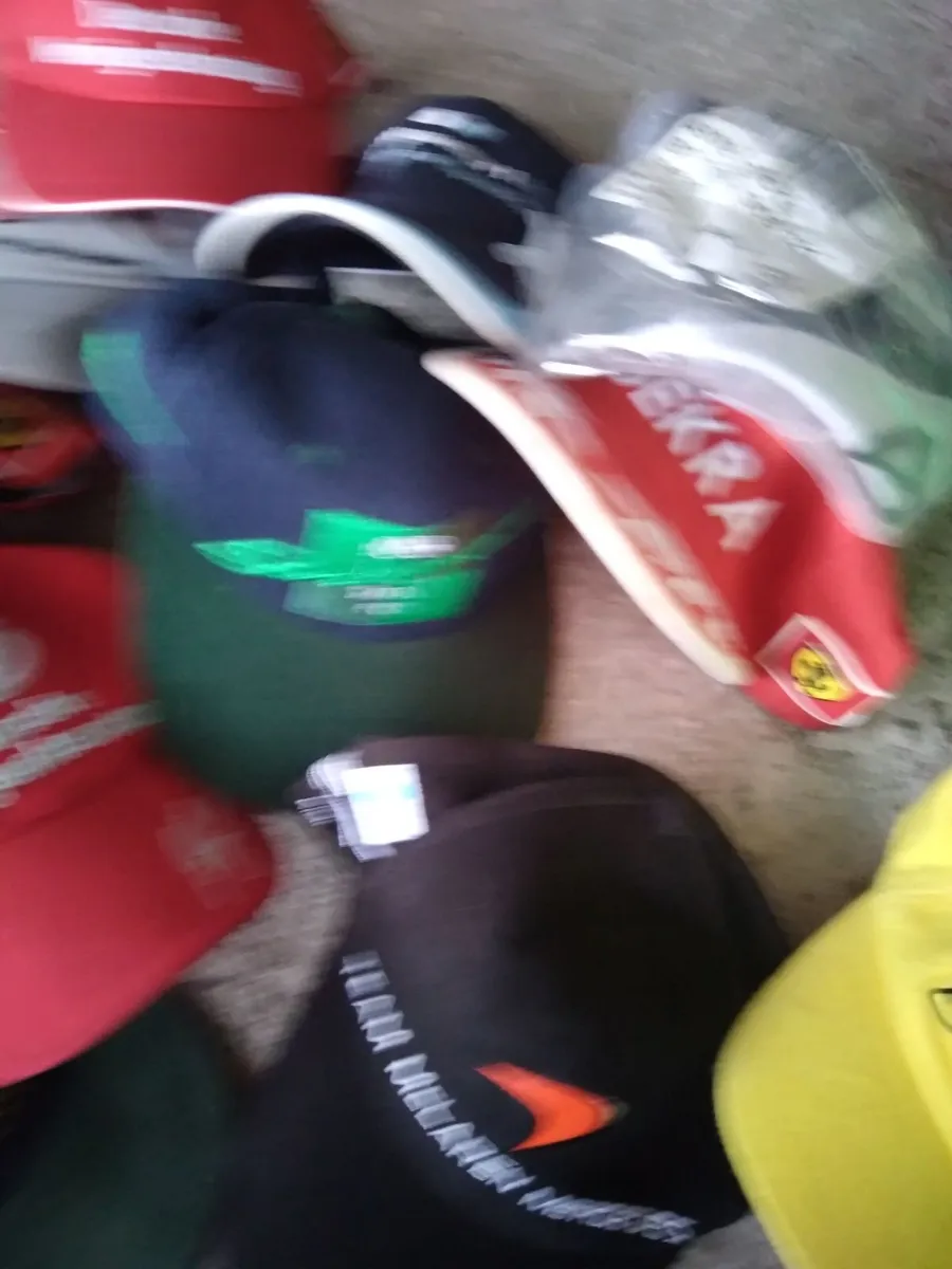 Back pack and F1 Hats all New - Image 3
