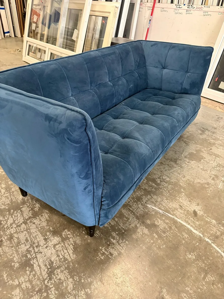 Blue Panel Sofa - Image 1