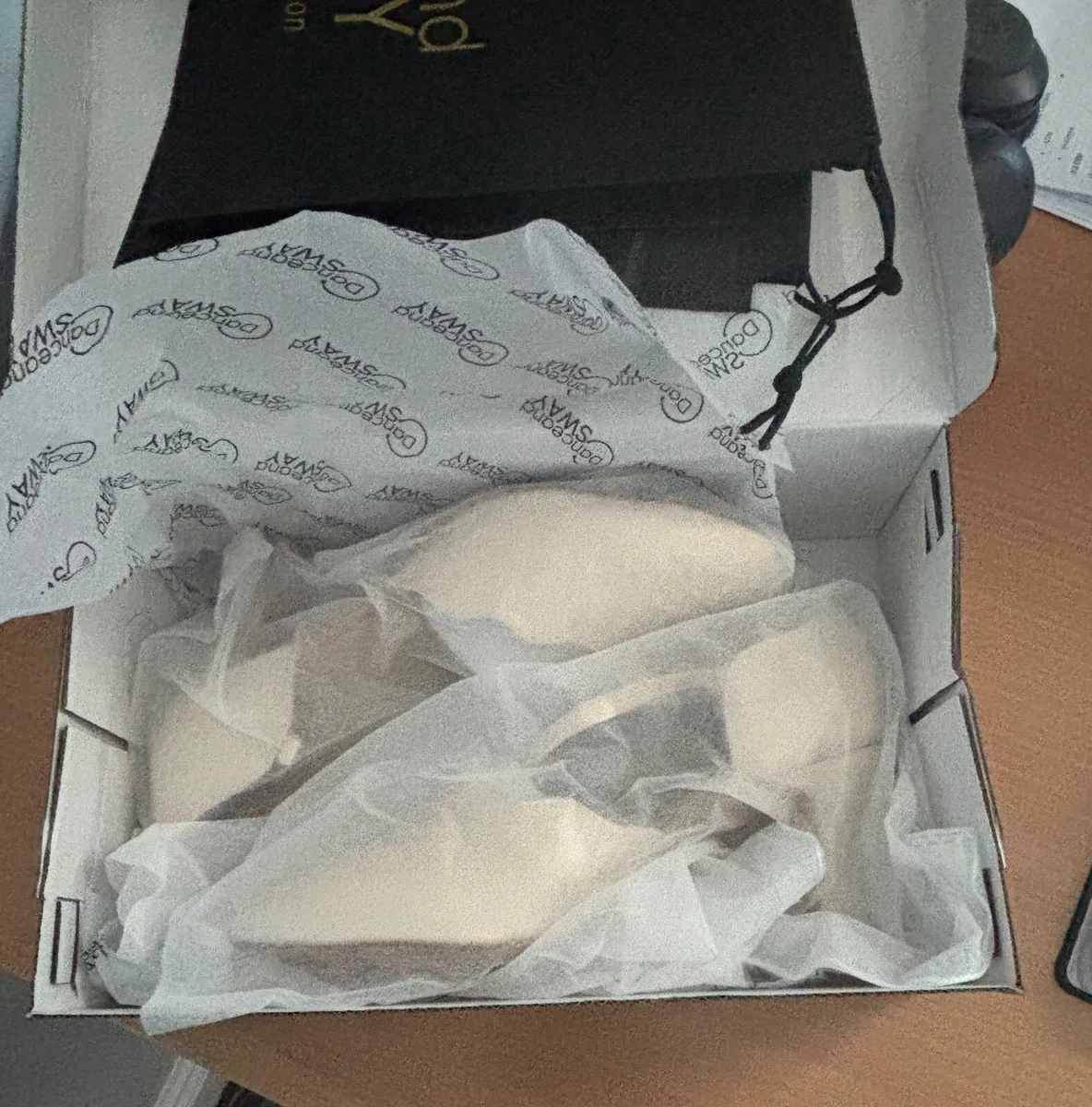 Women's Satin Heels Modern Dance Shoes /Ballroom D - Image 2