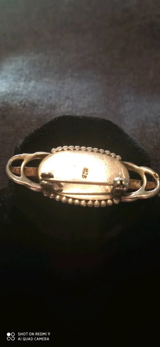 Silver vintage brooch - Image 4