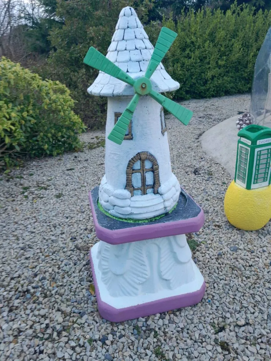 Concerate Windmill and Base - Image 1