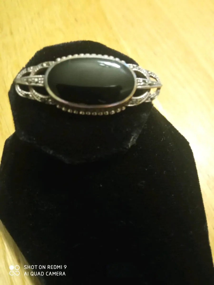 Silver vintage brooch - Image 1