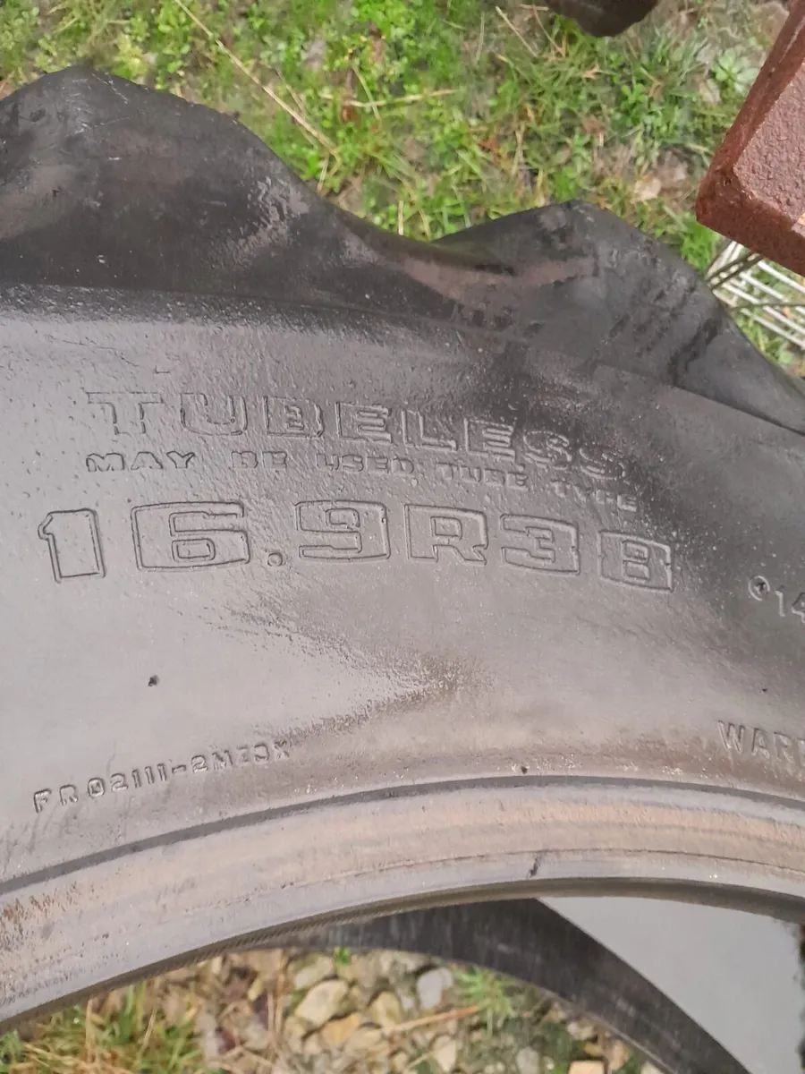 Tyres off a 7740, €200 - Image 3
