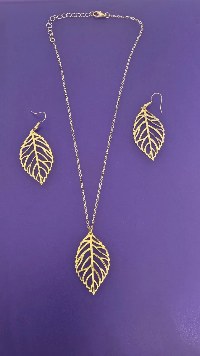 Chain and Earrings - Image 1