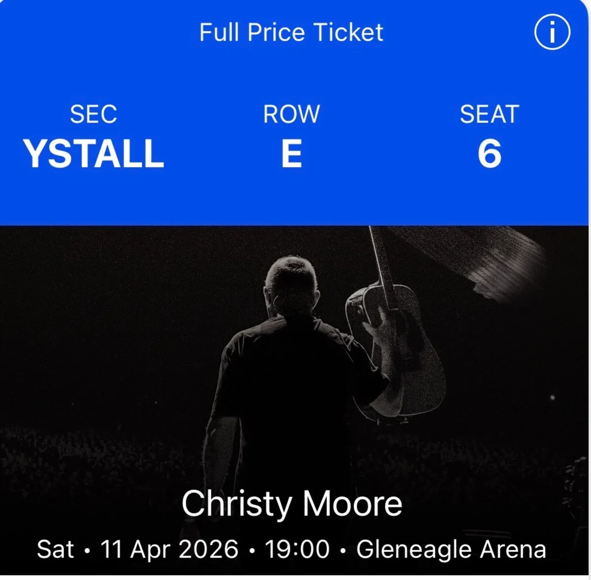 Christy Moore tickets - Image 2