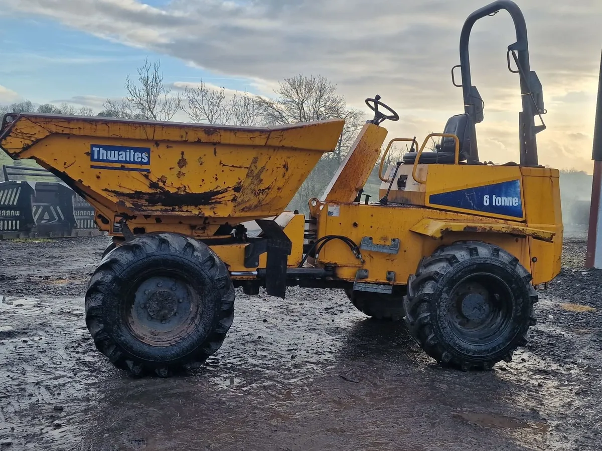 Thwaites 6-Ton Swivel Skip Dumper - Image 1