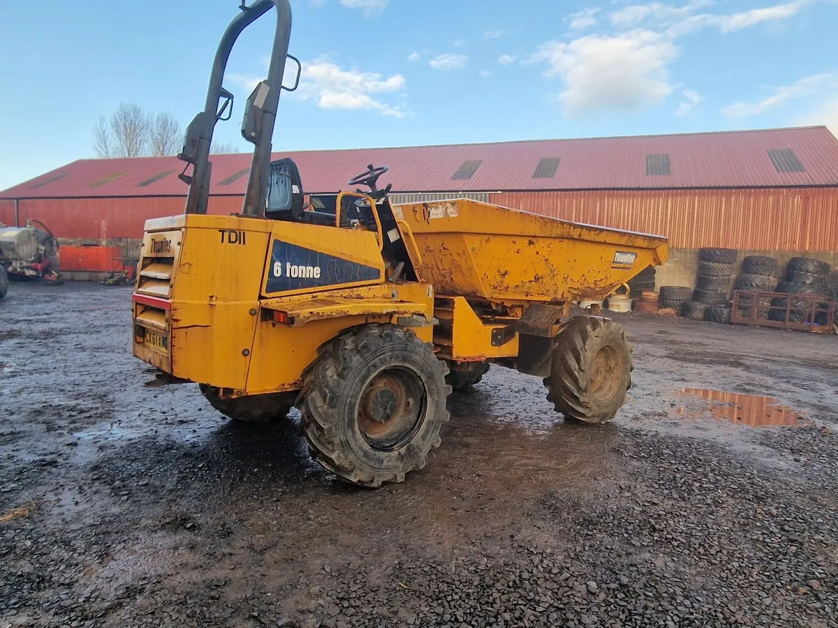 Thwaites 6-Ton Swivel Skip Dumper - Image 2