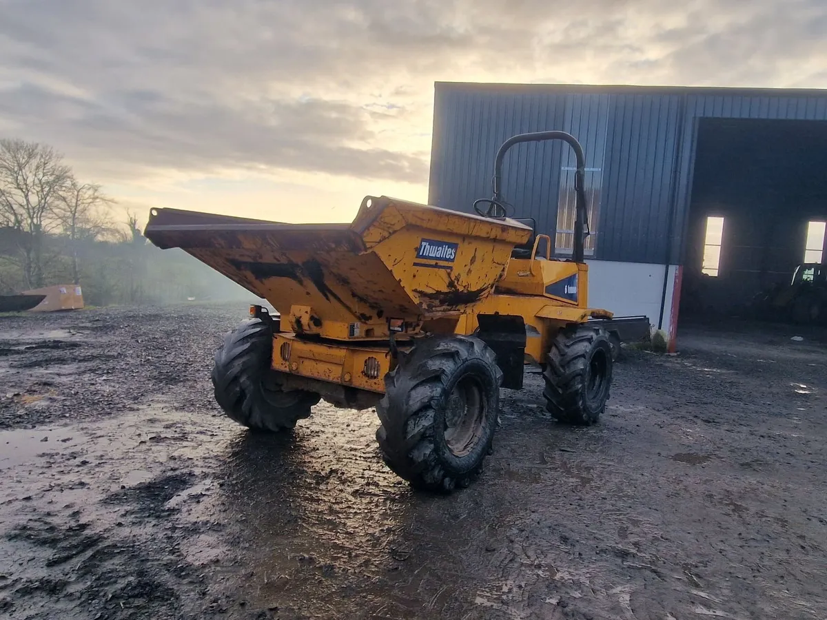 Thwaites 6-Ton Swivel Skip Dumper - Image 3