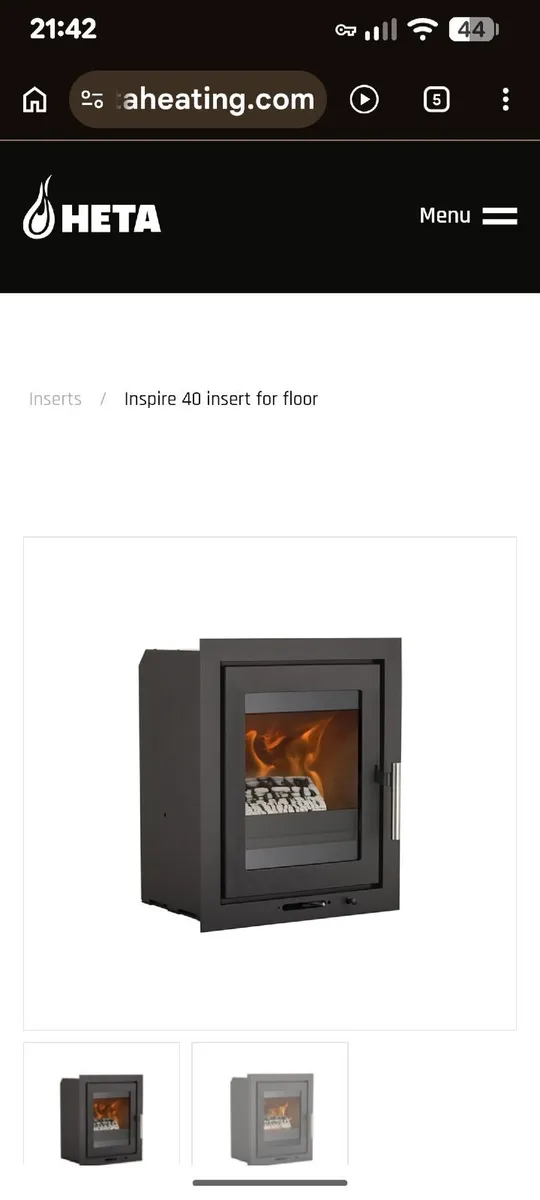 Insert stove, good quality - Image 1