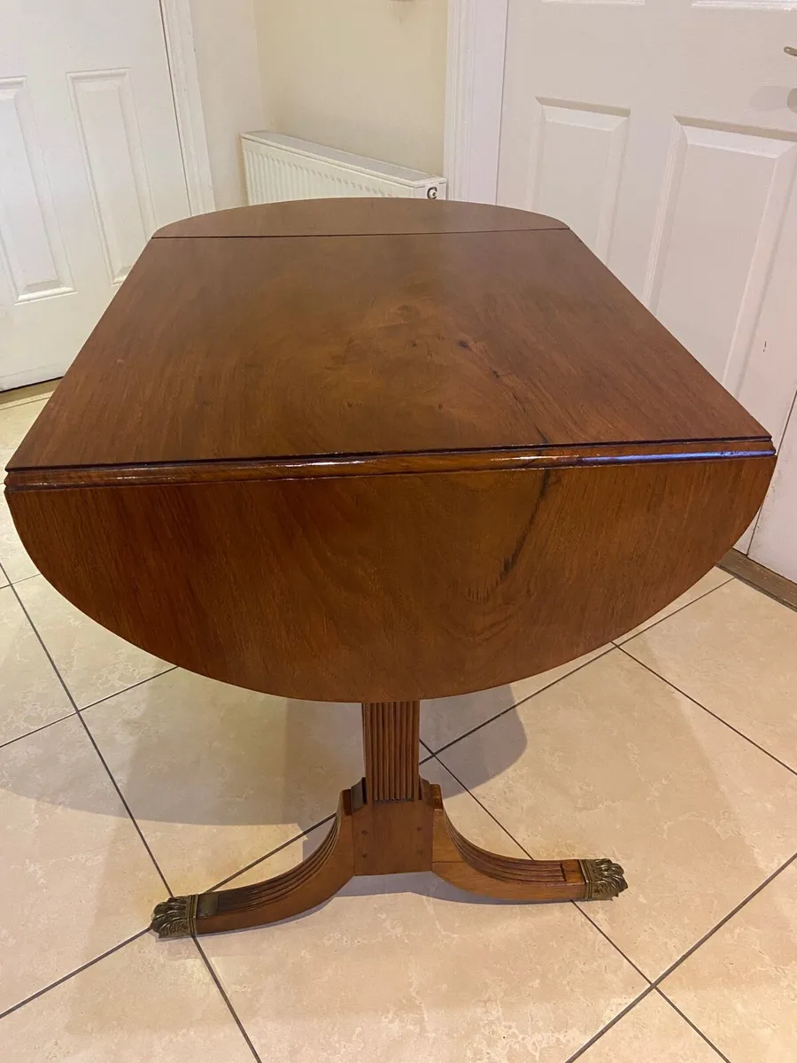 Regency D shaped Sofa table - Image 3