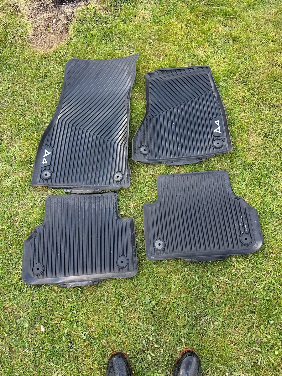 2016 up Audi a4 oem rubber mats - Image 1