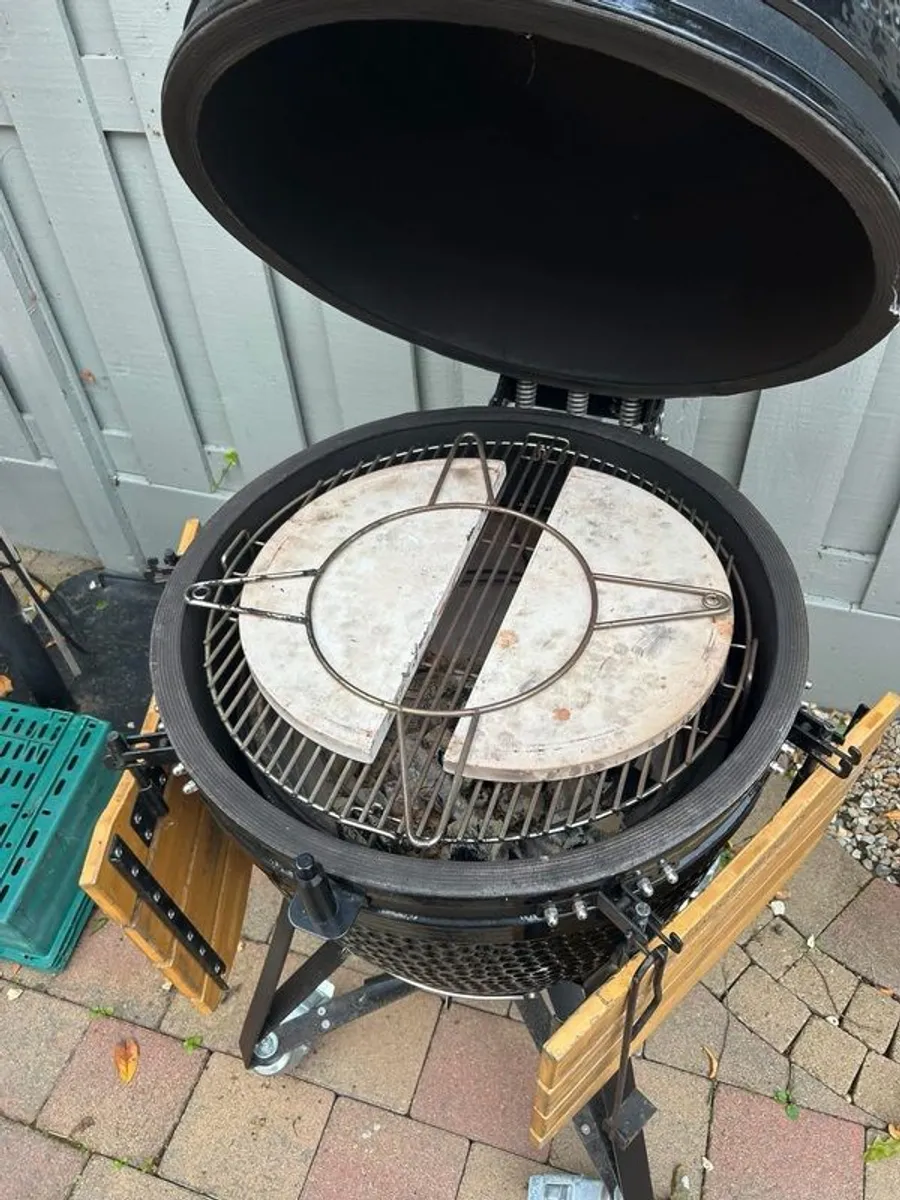 kamado bono 23" bbq egg plus rotisserie - Image 3
