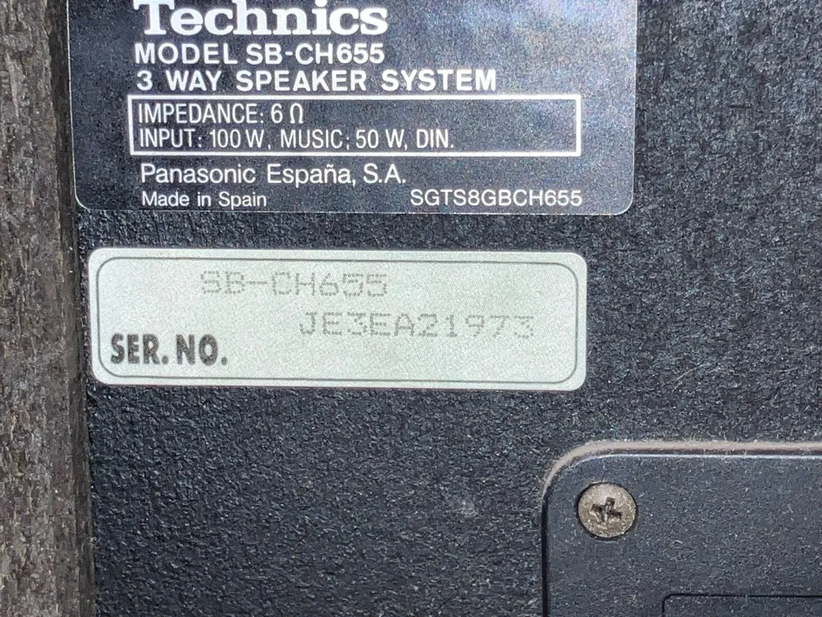 Technics Speaker x 2 - Image 2