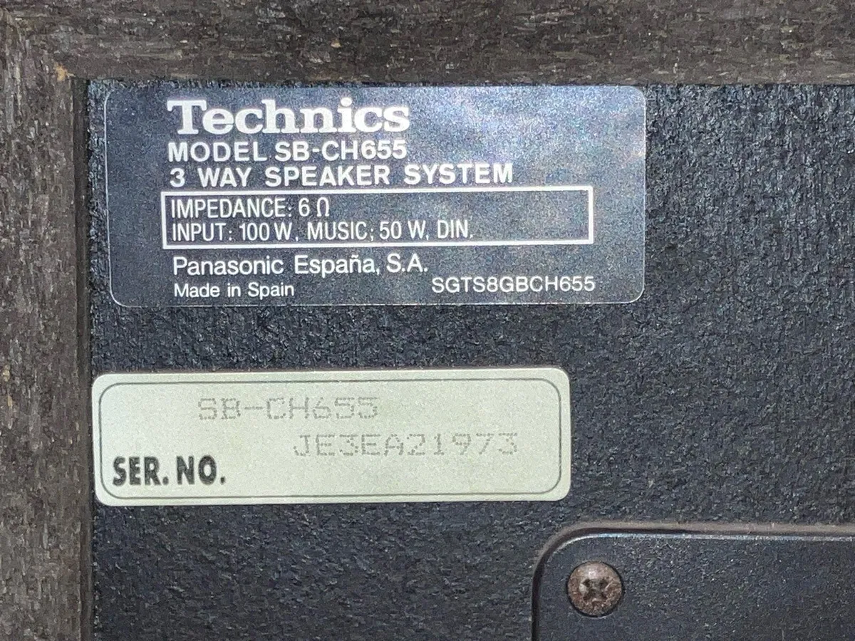 Technics Speaker x 2 - Image 3