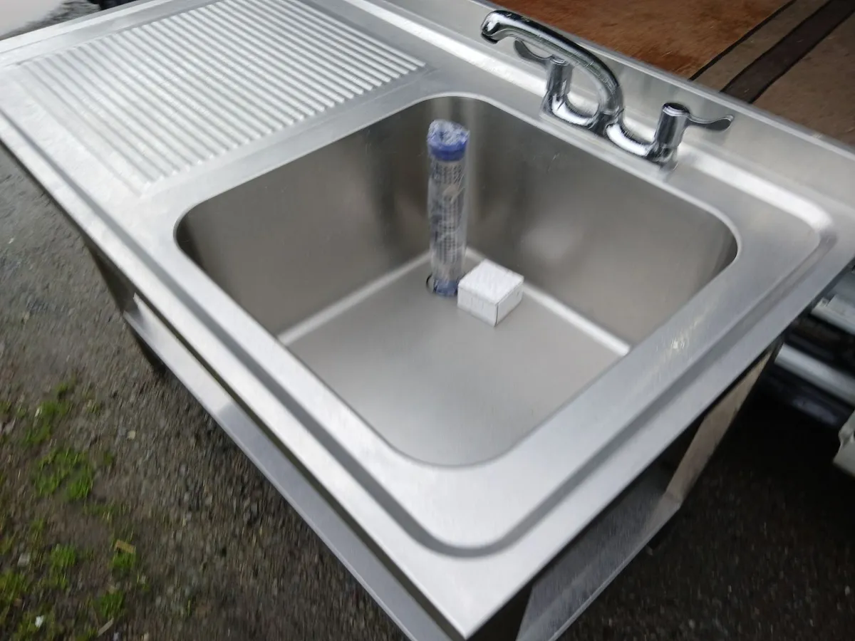 Staneless steel cabbinet sink unit complete - Image 4