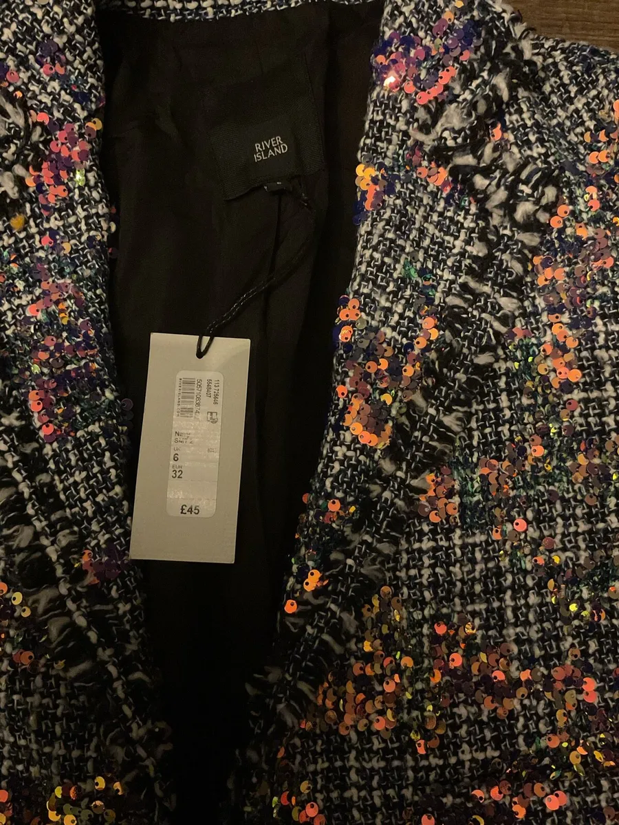 River Island sequin suit - Image 3
