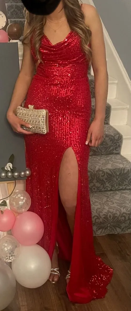 Diva red sequin dress - Image 2