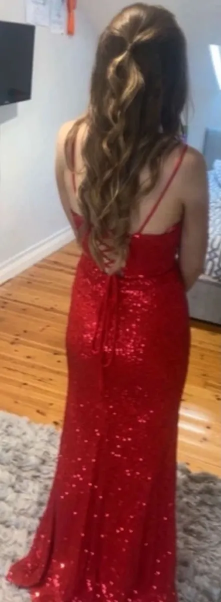 Diva red sequin dress - Image 3