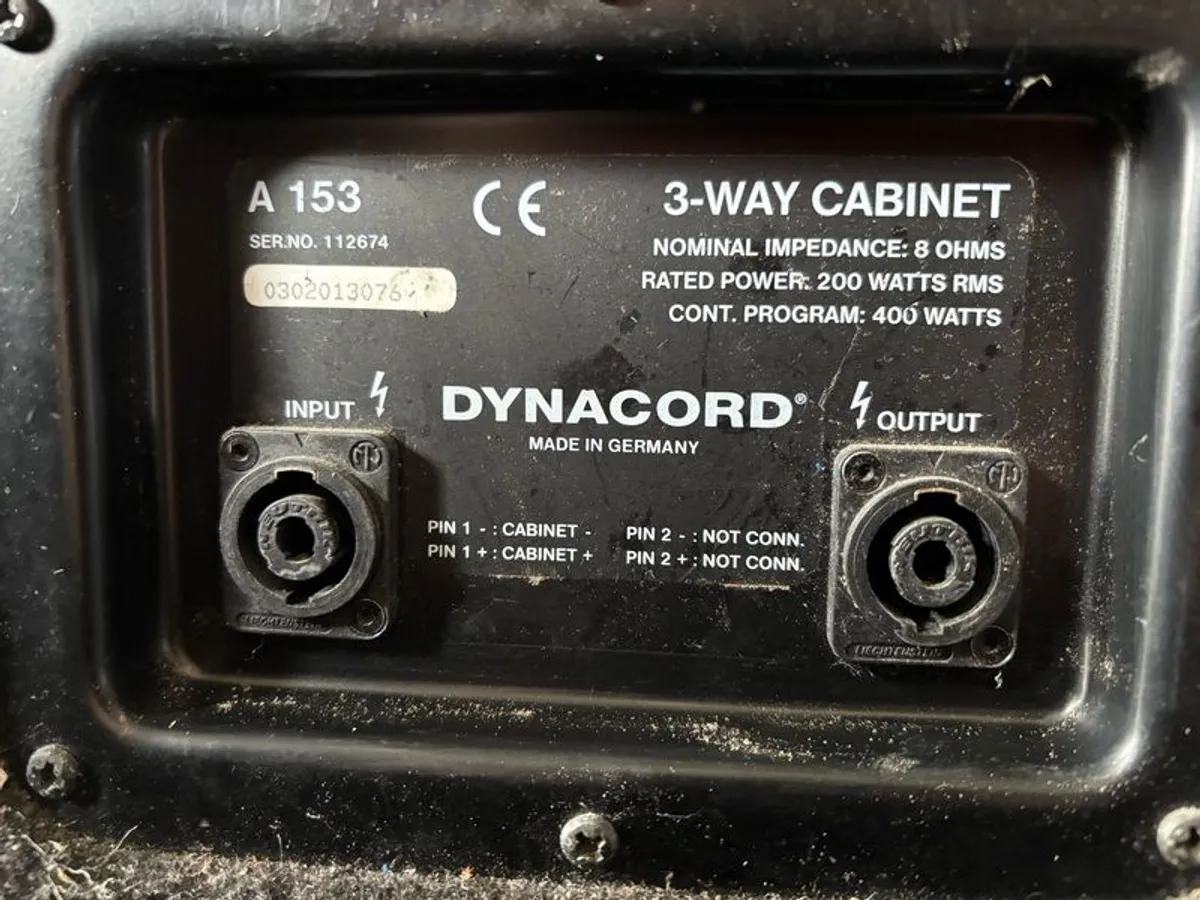 Dynacord  A153 Speakers - Image 1