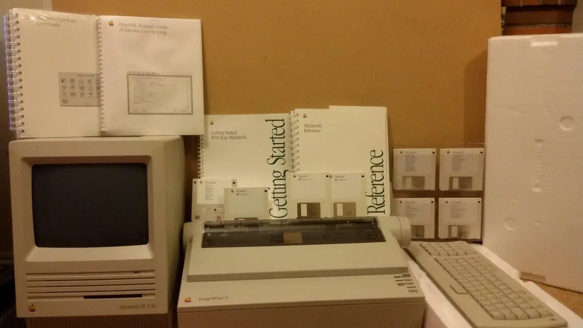Vintage Macintosh FULL SET including printer - Image 4