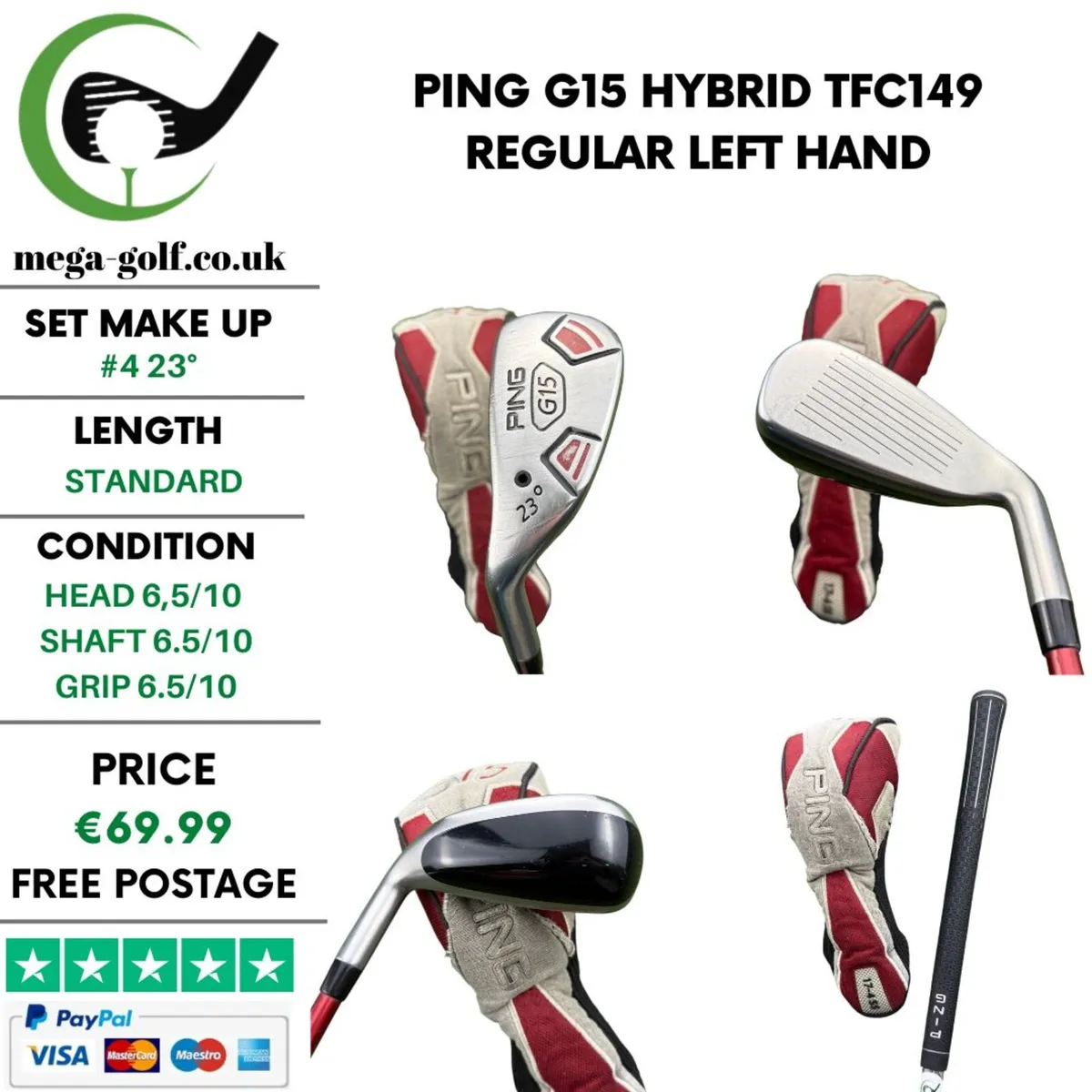 Ping G15 Hybrid / #4 23° / TFC149 Regular - Image 1