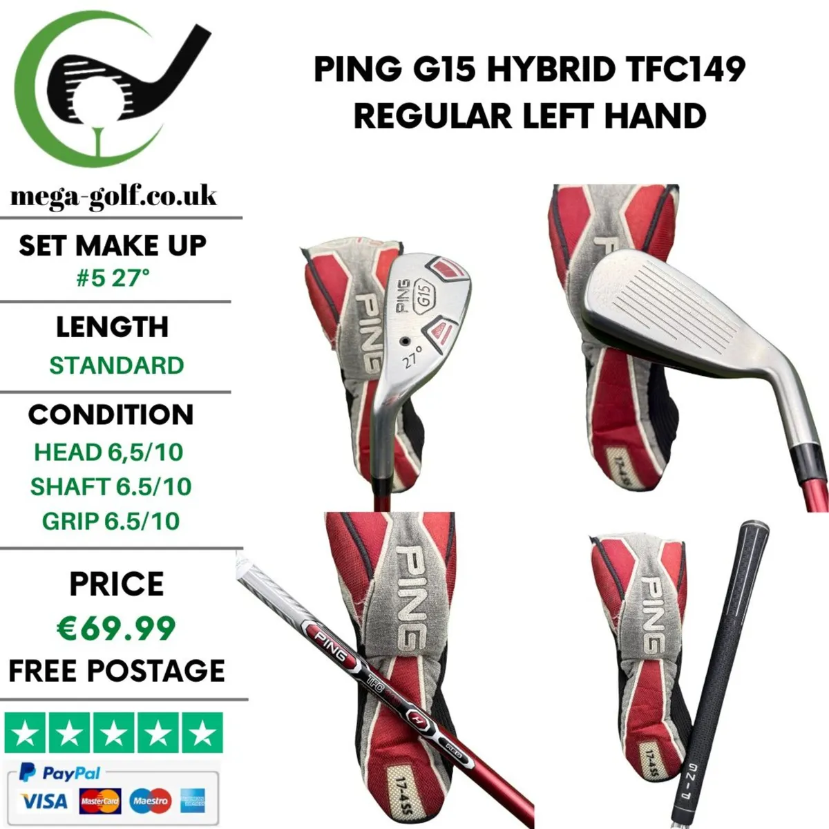 Ping G15 Hybrid / #5 27° / TFC149 Regular - Image 1