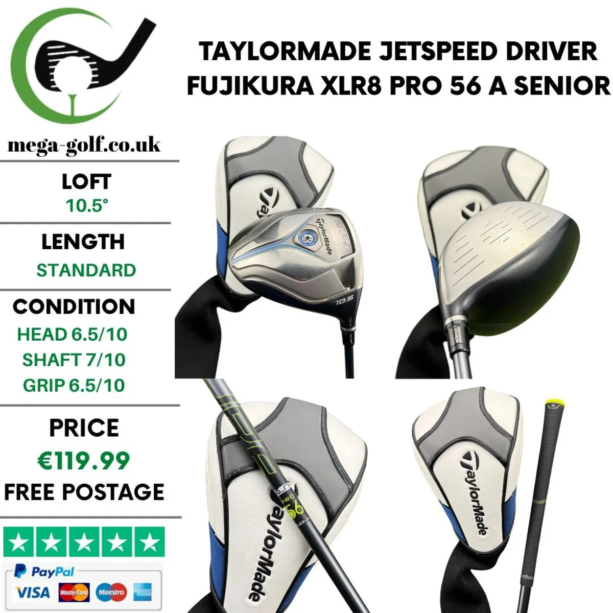 Taylormade Jetspeed Driver / 10.5° / Senior - Image 1