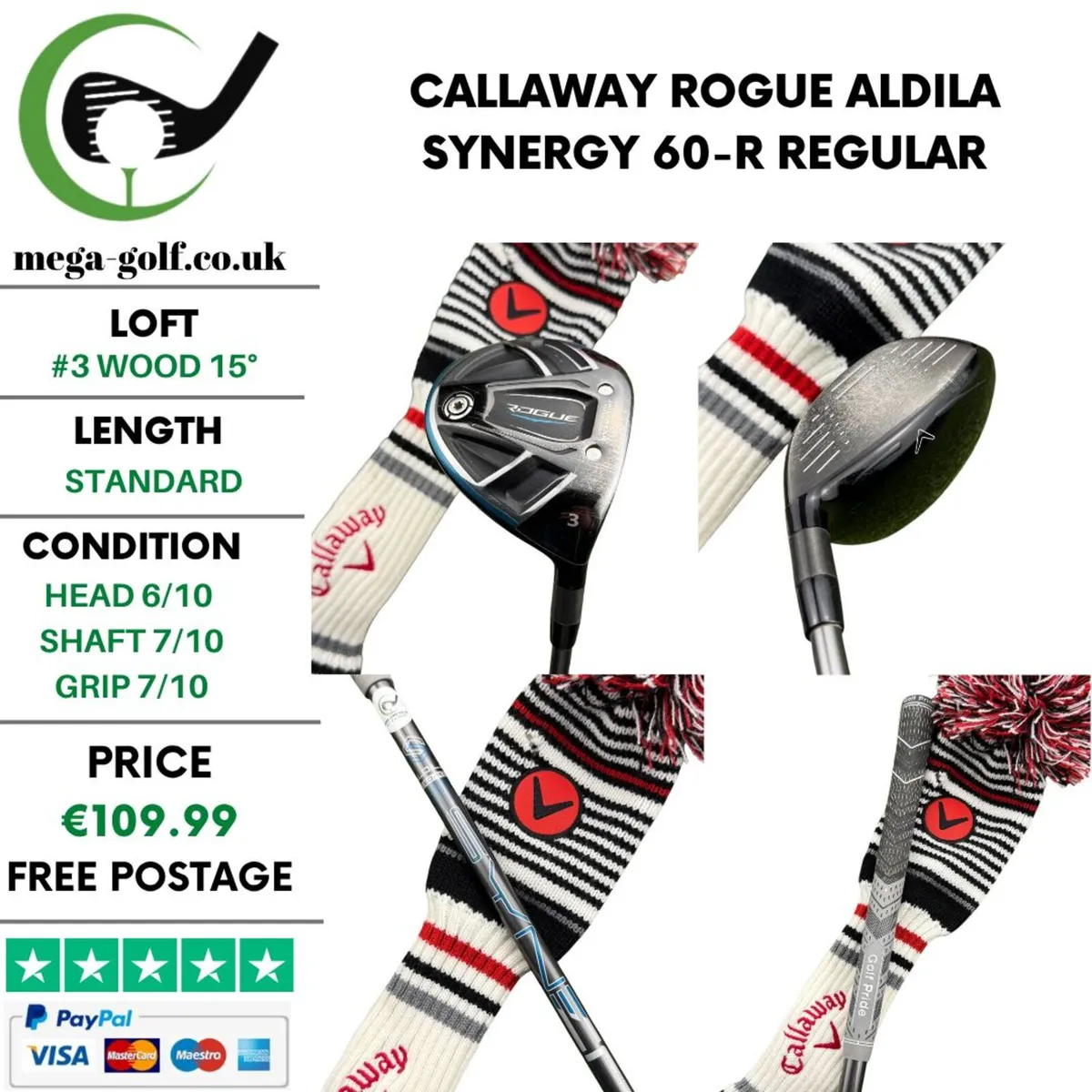 Callaway Rogue #3 Wood 15° / Regular - Image 1