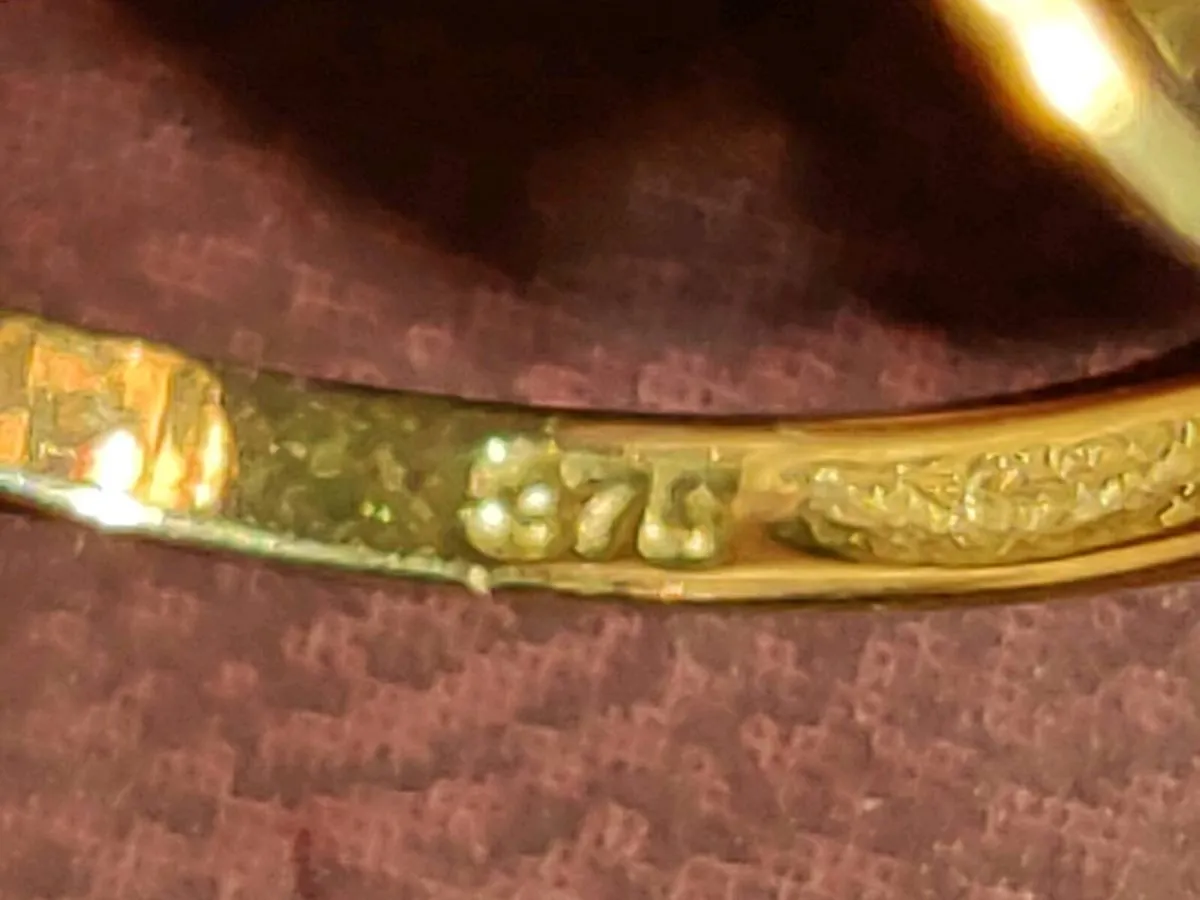 RARE, MYSTIC & DIAMOND, 9CT Gold CHUNKY New Ring ! - Image 3