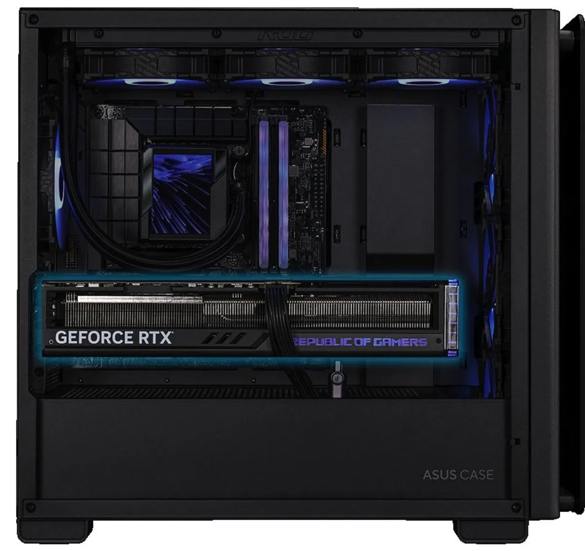 Asus A23 PLUS Gaming w/Glass Side and Front Case - Image 3