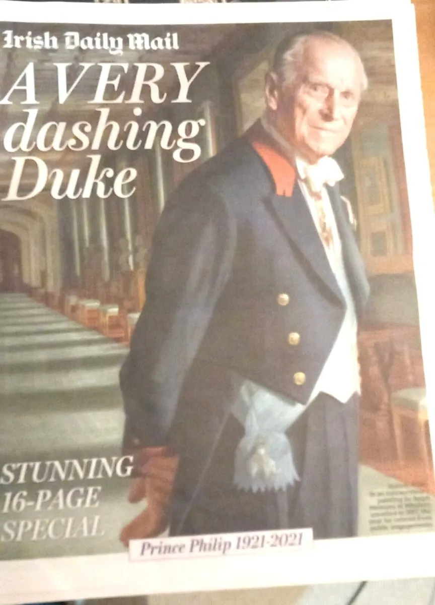 Prince Philip Mountbatten; Newspaper Tributes - Image 2