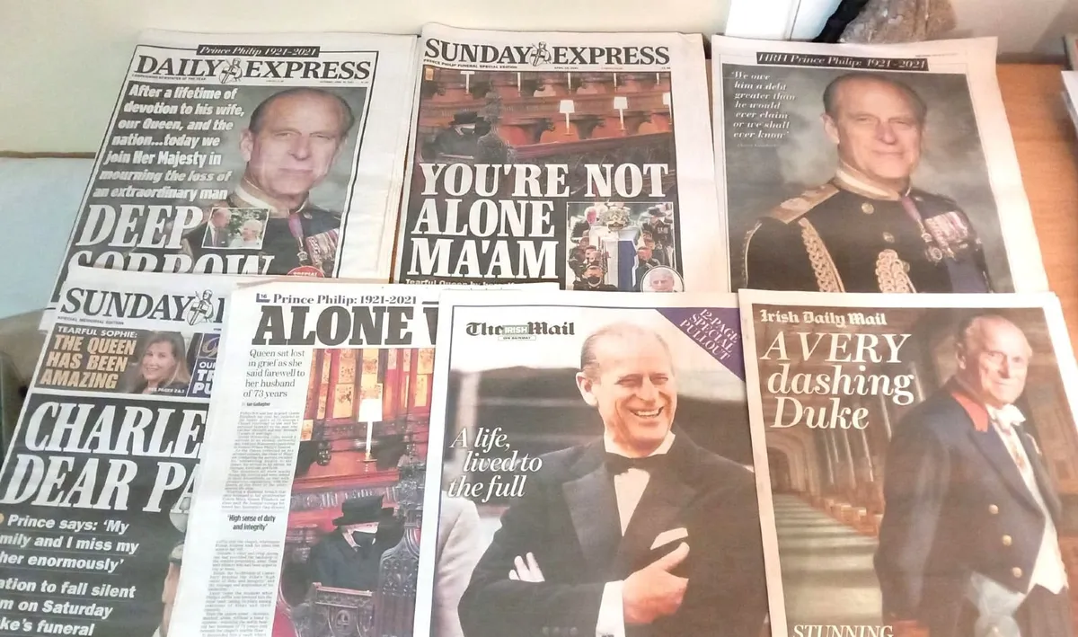 Prince Philip Mountbatten; Newspaper Tributes - Image 1