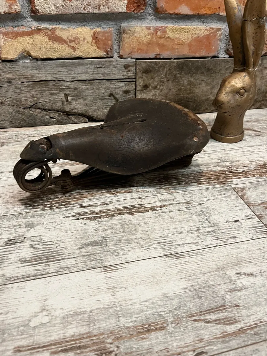 Vintage BICYCLE SADDLE - Image 1