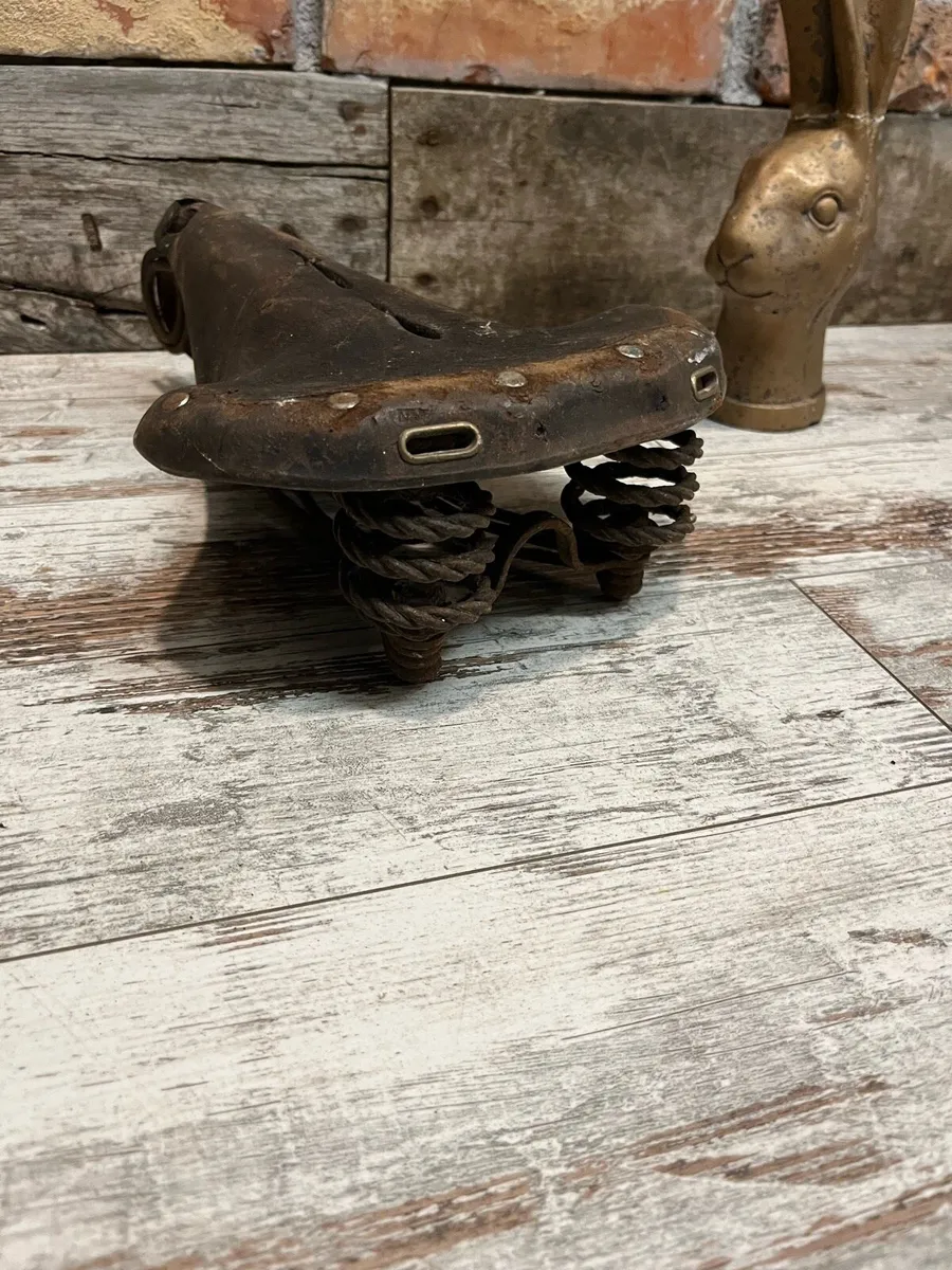 Vintage BICYCLE SADDLE - Image 2