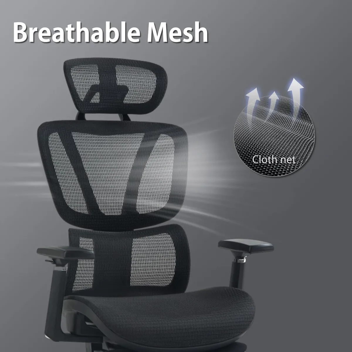 Ergonomic Office Chair with Adjustable Lumbar - Image 3