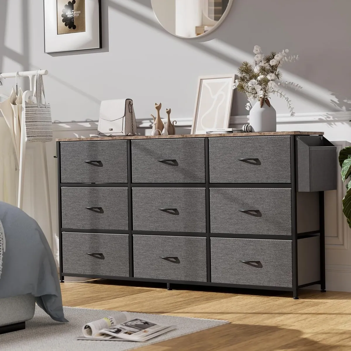 Fabric Chest of Drawers - Large TV Stand for - Image 2