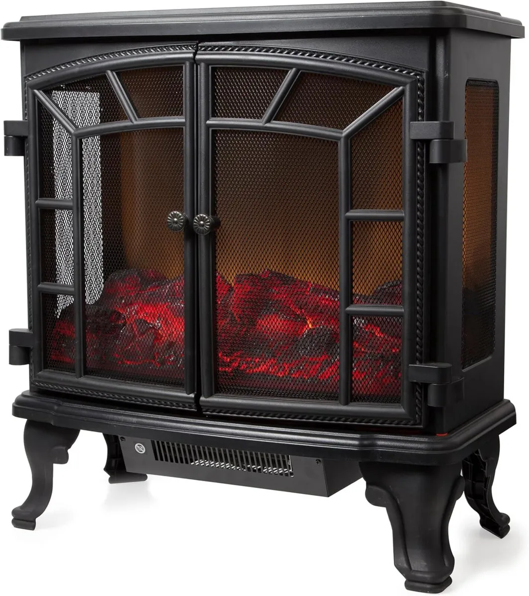 Rochester Portable Electric Double Door Fireplace - Image 1