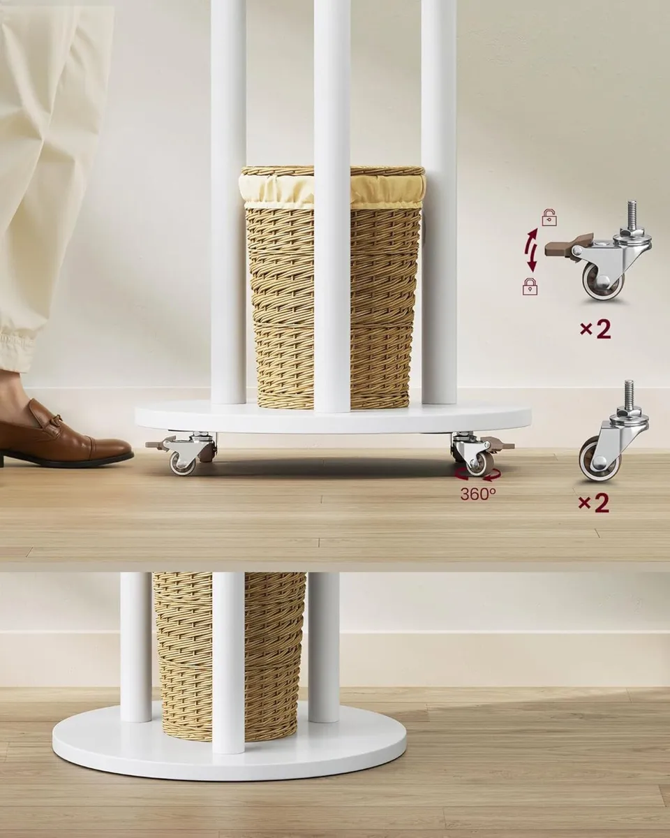 Freestanding Coat Rack Stand Tree with 11 Hooks 3 - Image 2