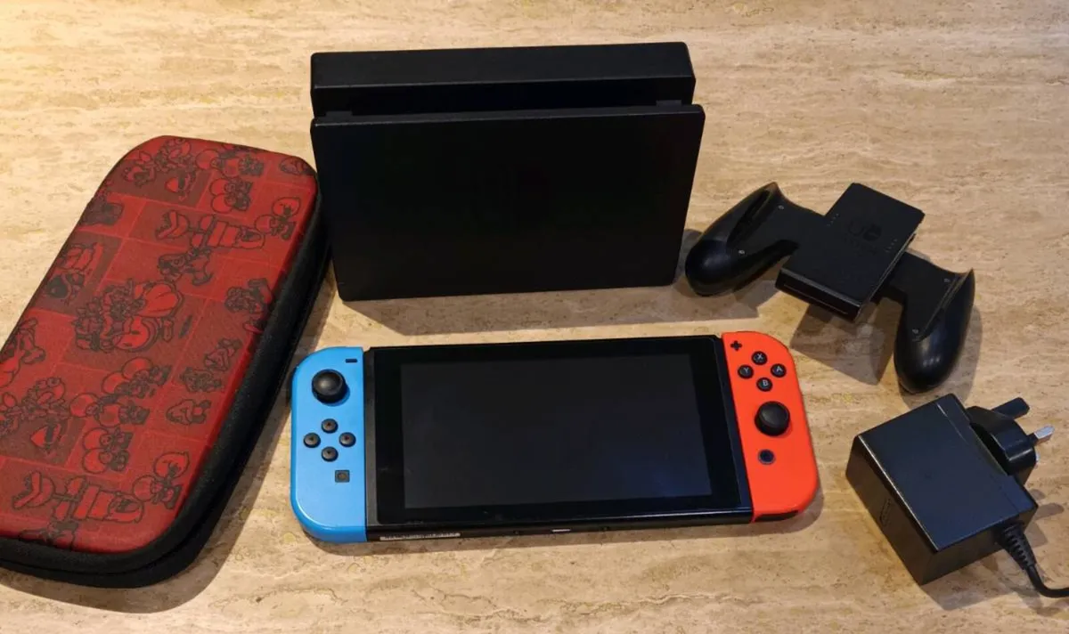 Nintendo Switch V2 Bundle - Complete Starter Kit w - Image 1